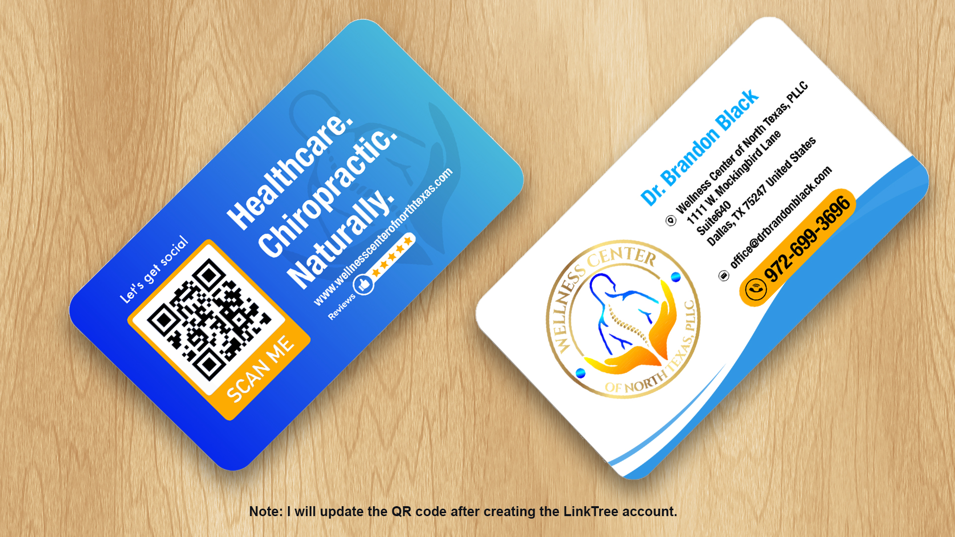 Business Card Design by Isu-D for Functional Wellness Center of North Texas | Design #33773859