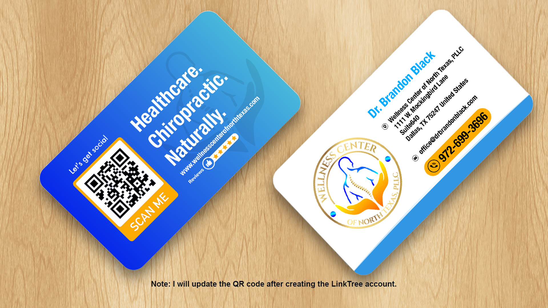 Business Card Design by Isu-D for Functional Wellness Center of North Texas | Design #33773860
