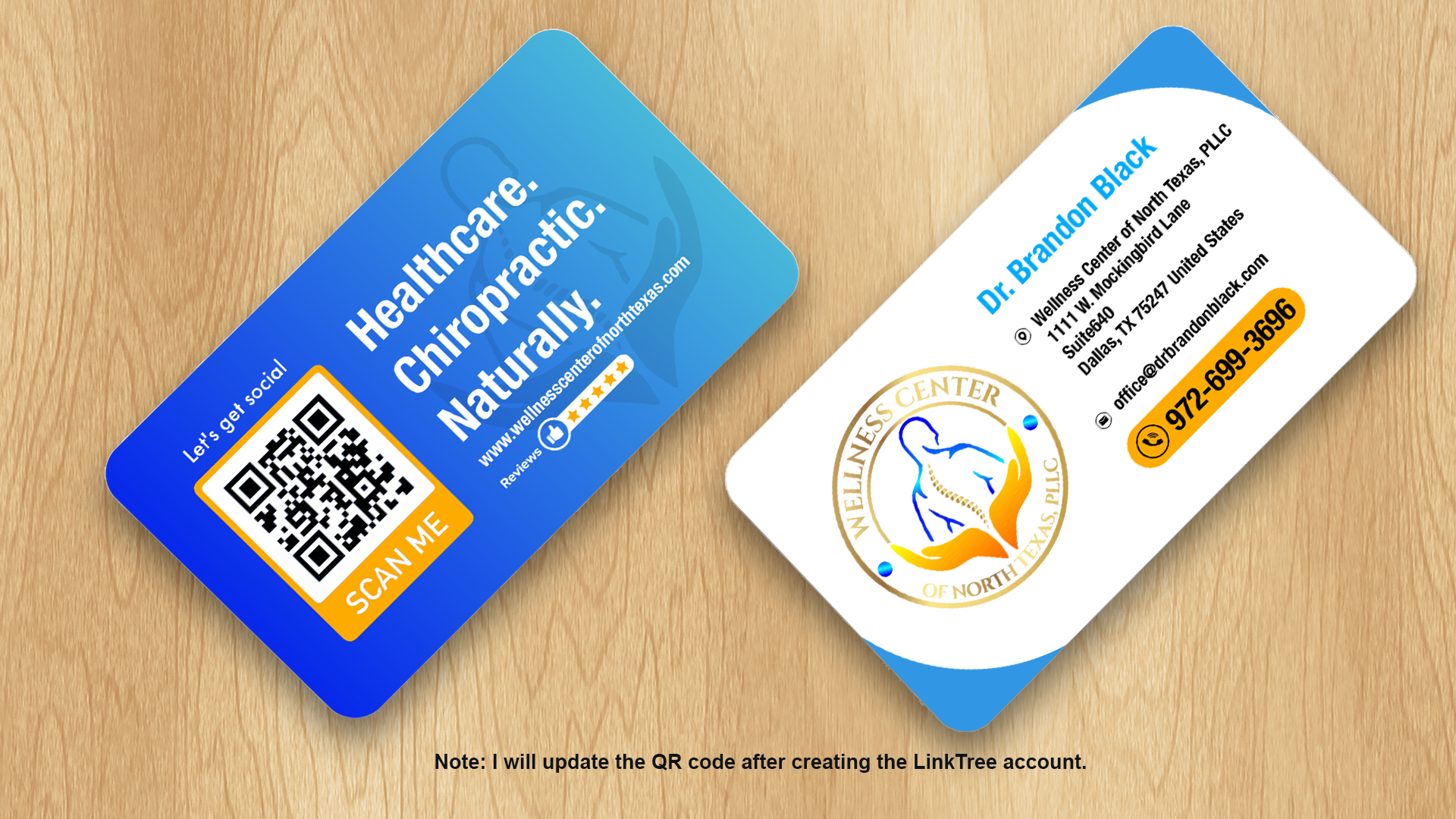 Design de Carte de Visite par Isu-D pour Functional Wellness Center of North Texas | Design #33773864