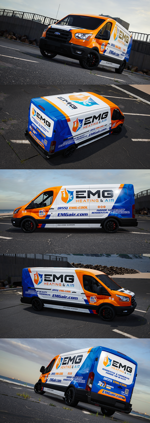 Car Wrap-Design von Panji A. für EMG Heating & Air  | Design: #33769510