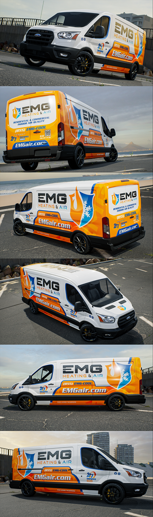 Car Wrap-Design von Panji A. für EMG Heating & Air  | Design: #33784212