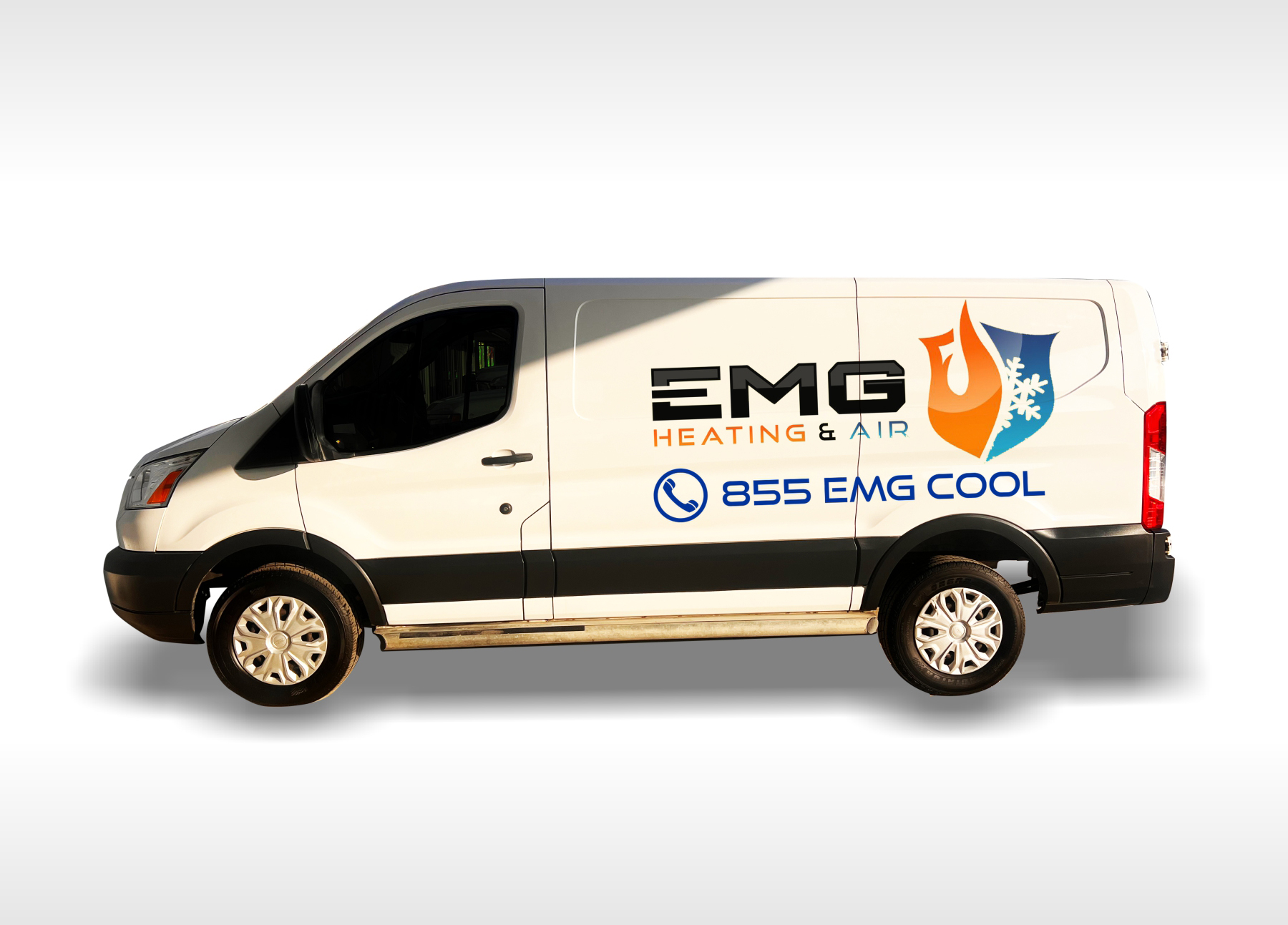 Car Wrap Design by Abici for EMG Heating & Air  | Design #33769478