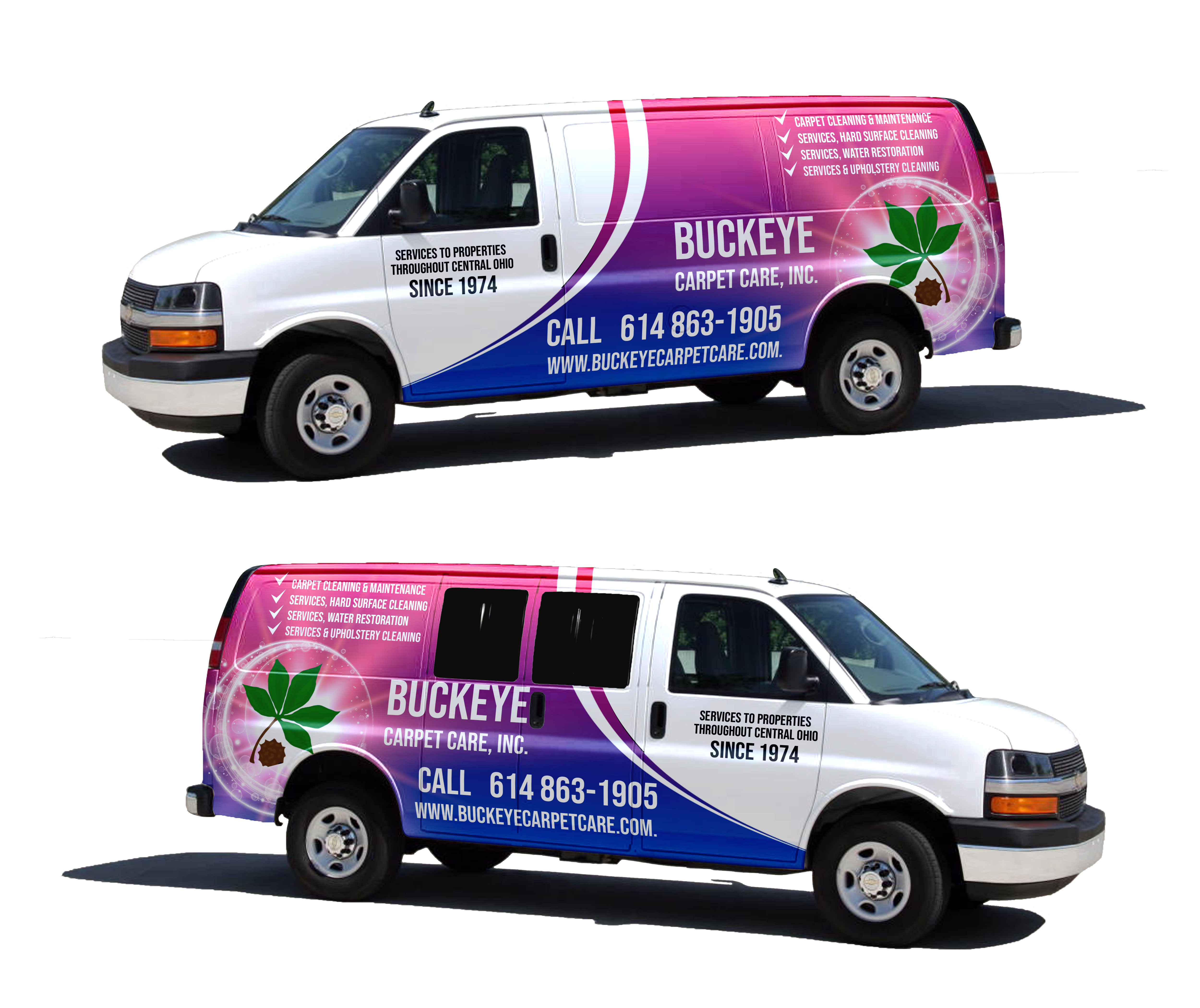 Design de Covering de Véhicule par tamtama pour Buckeye Carpet Care, Inc. | Design #33784261