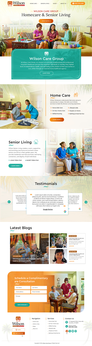 Wordpress Design by Blue Sparrow
