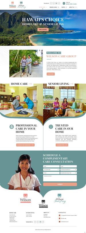 WordPress-Design von pb für Wilson Care Group | Design: #33772470