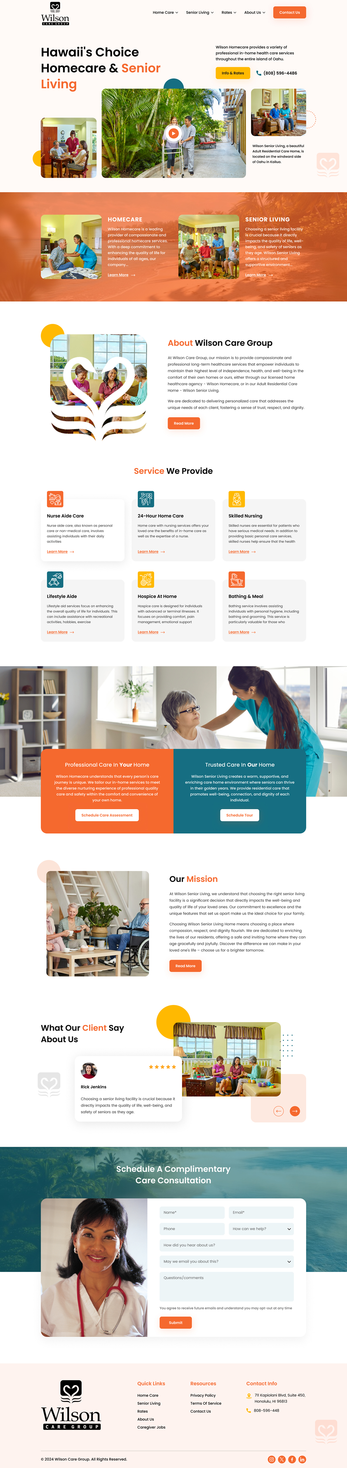 Diseño Wordpress por Sbss para Wilson Care Group | Diseño #33771965