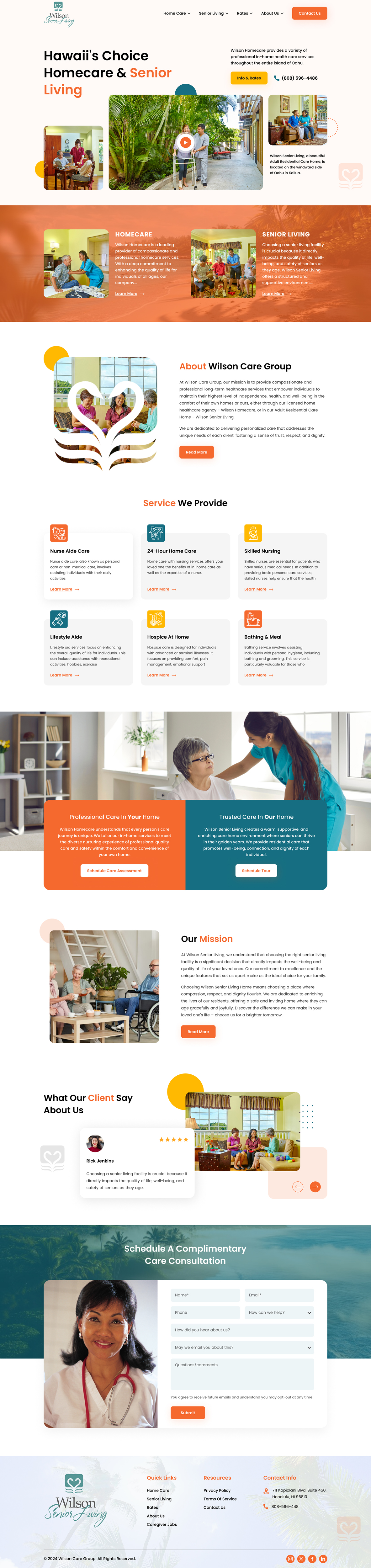 Diseño Wordpress por Sbss para Wilson Care Group | Diseño #33773304