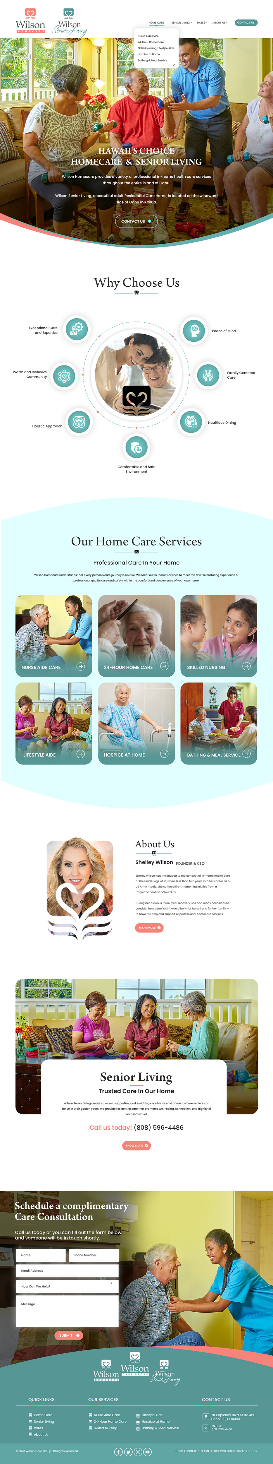 WordPress-Design von Creations Box 2015 für Wilson Care Group | Design #33789461