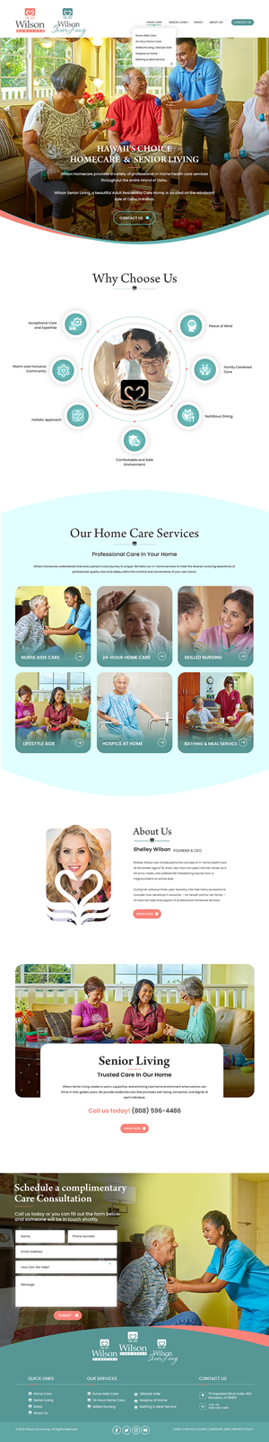 WordPress-Design von Creations Box 2015 für Wilson Care Group | Design: #33789461