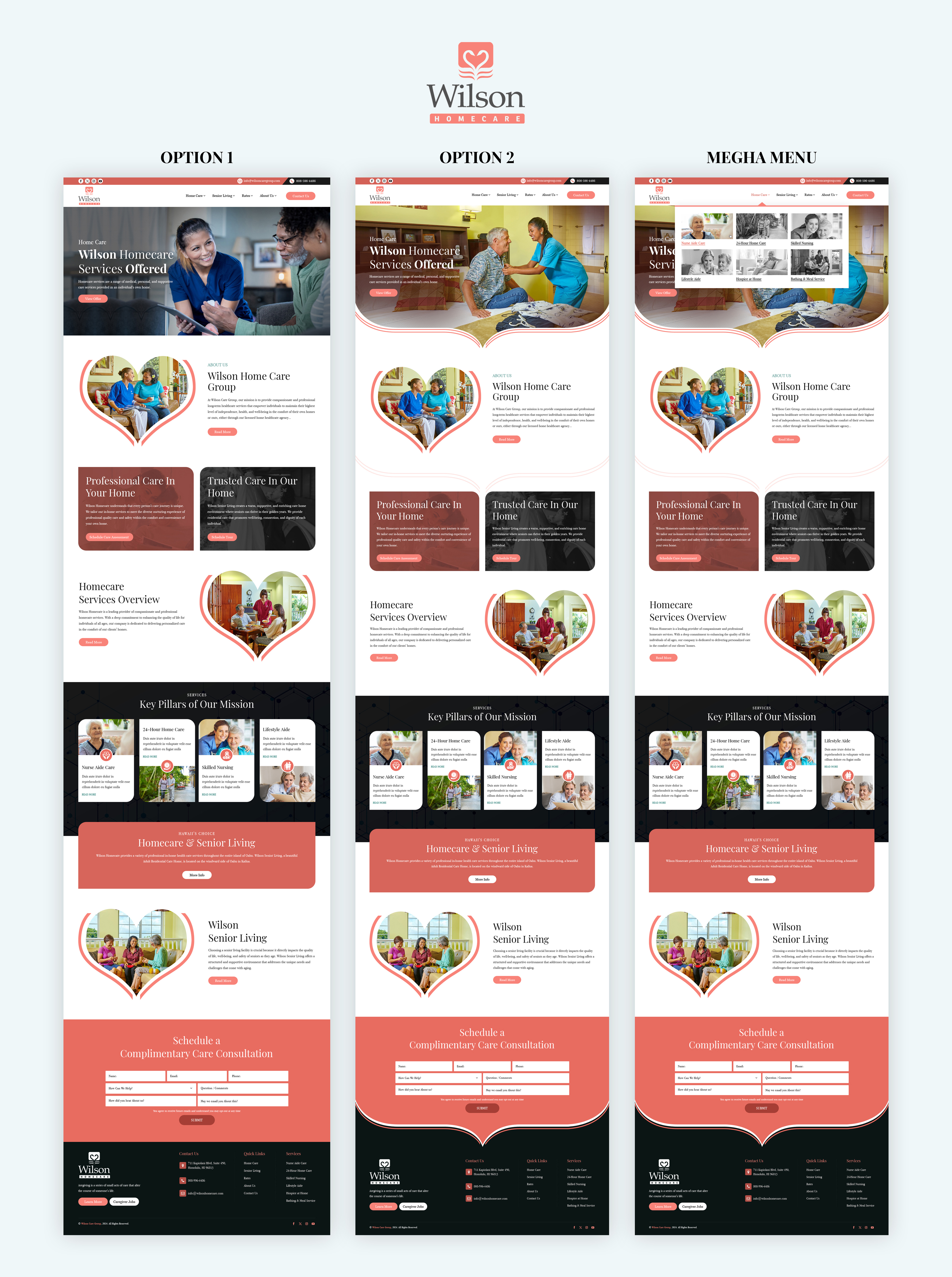Wordpress Design by sai.designer87 for Wilson Care Group | Design #33772091