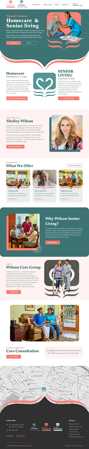 Wordpress Design by sai.designer87 for Wilson Care Group | Design: #33772938