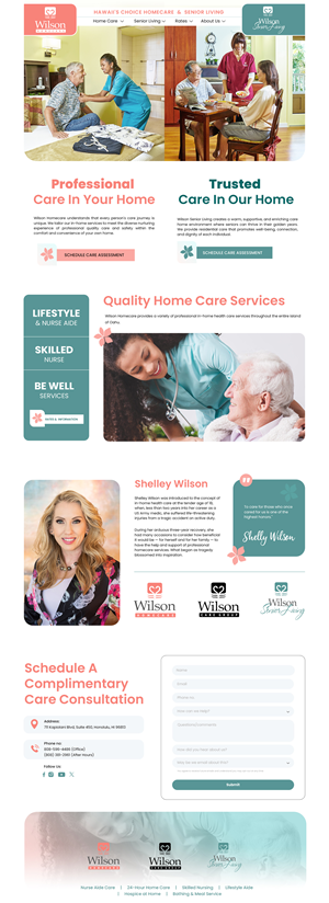 WordPress-Design von SAI DESIGNS für Wilson Care Group | Design: #33791906