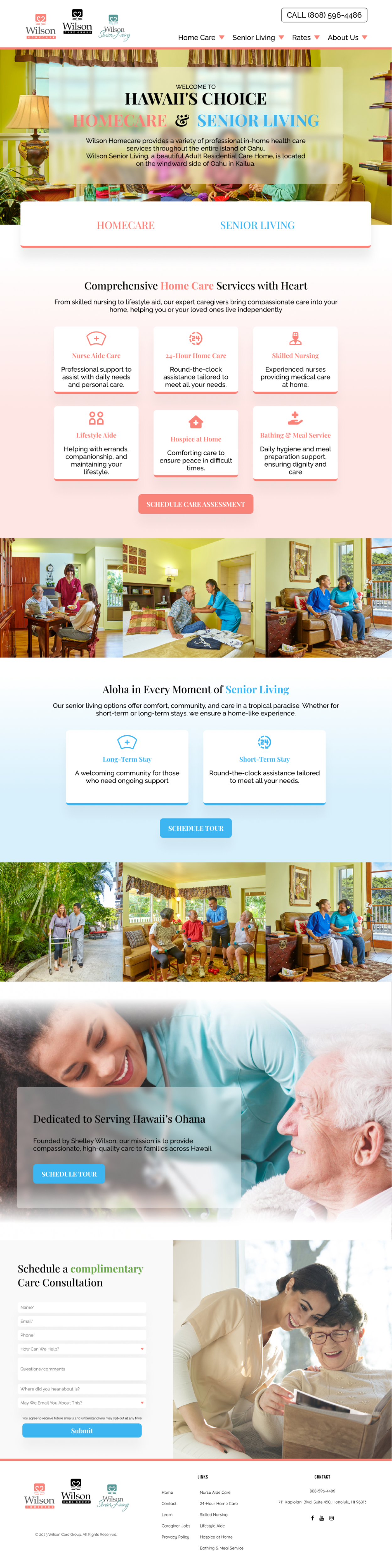 Diseño Wordpress por Taufik H para Wilson Care Group | Diseño #33779506