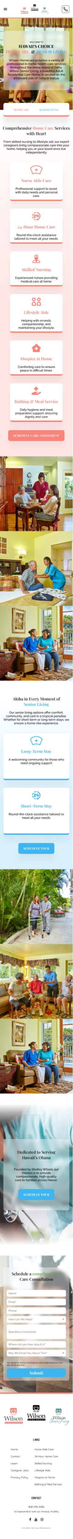 Wordpress Design by Taufik H for Wilson Care Group | Design #33779507