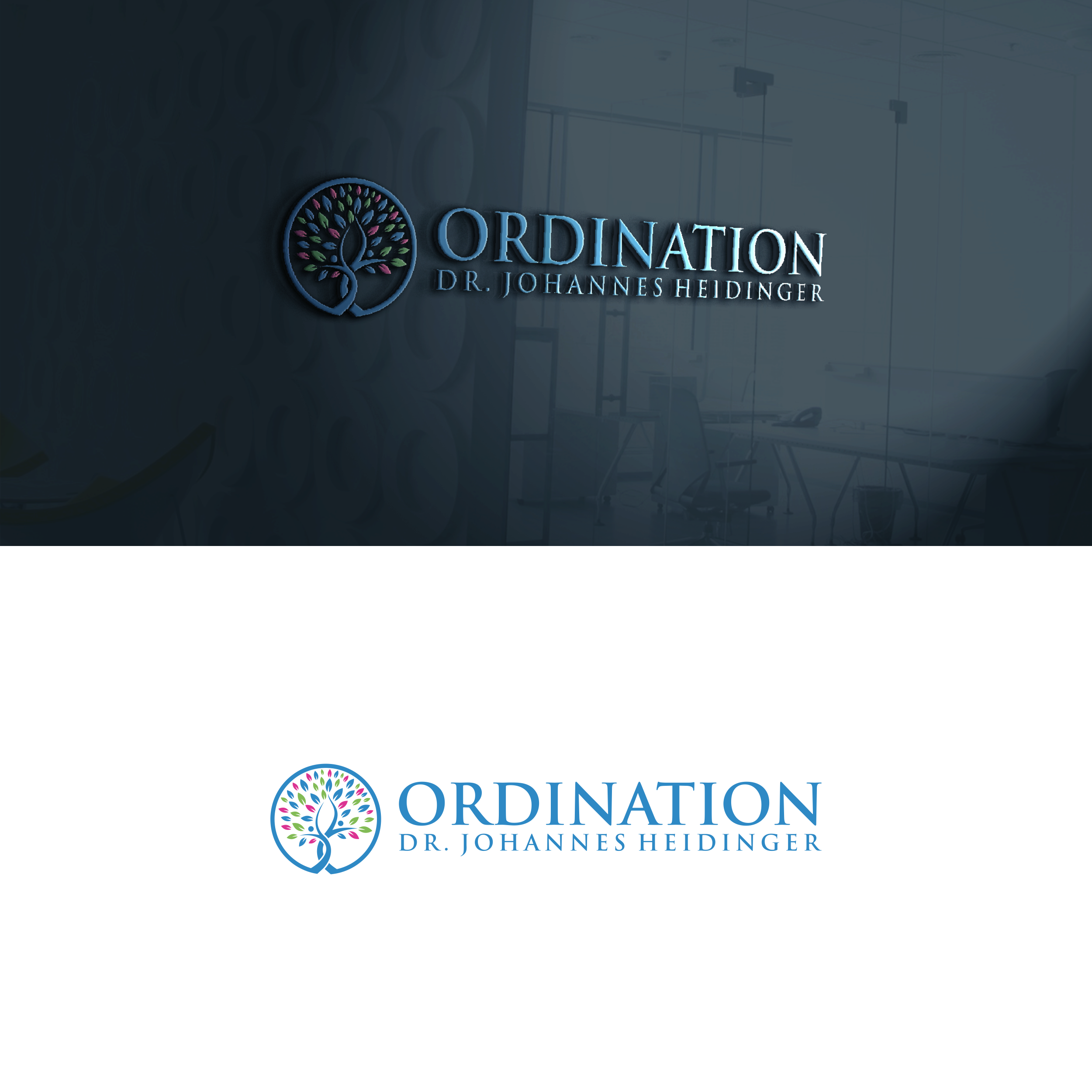 Logo-Design von indaha2k für Ordination Dr. Johannes Heidinger | Design #33786332