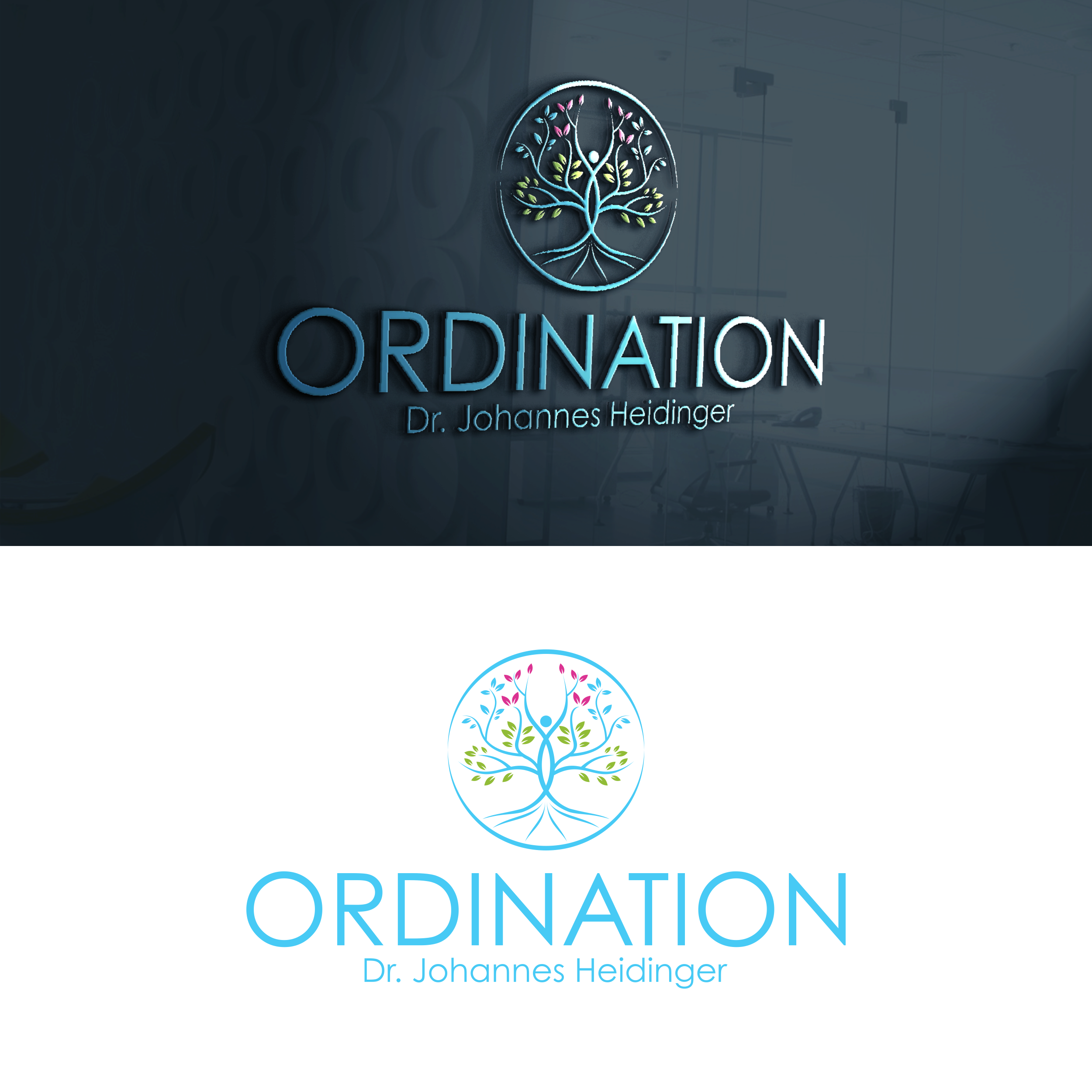 Logo-Design von indaha2k für Ordination Dr. Johannes Heidinger | Design #33786702