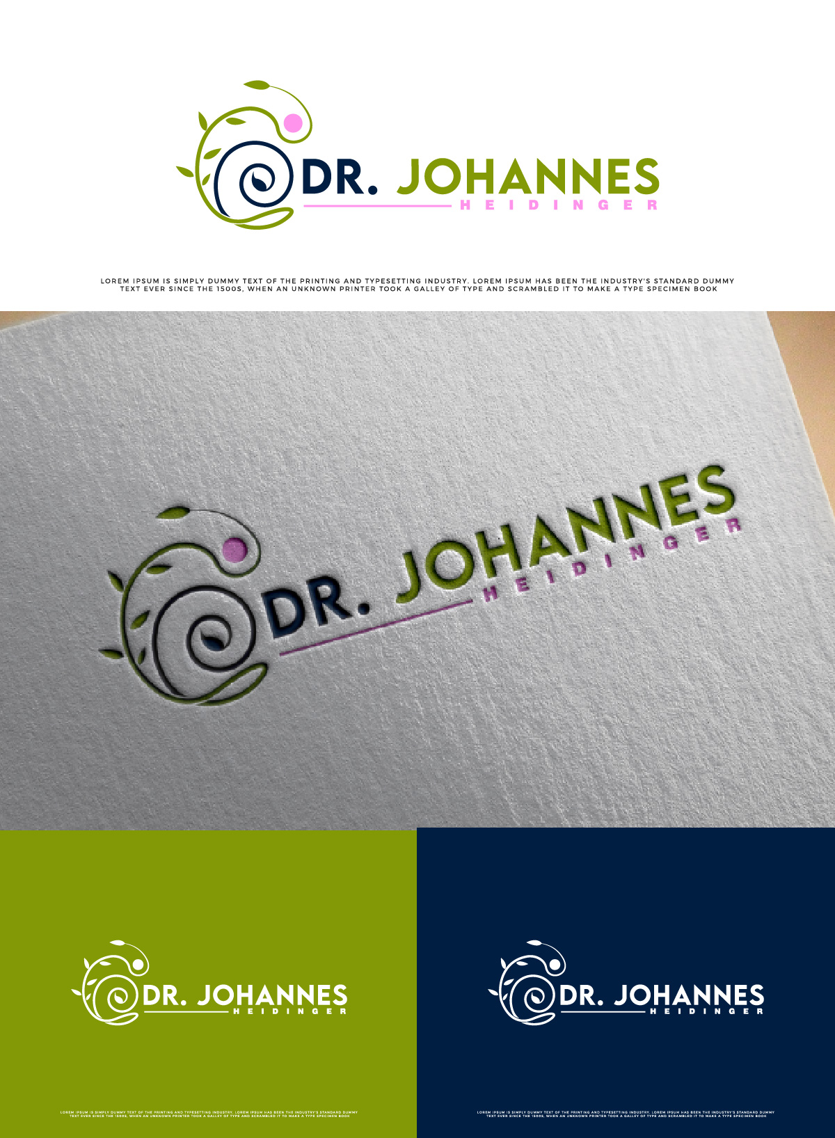 Logo Design by Loknath for Ordination Dr. Johannes Heidinger | Design #33829787
