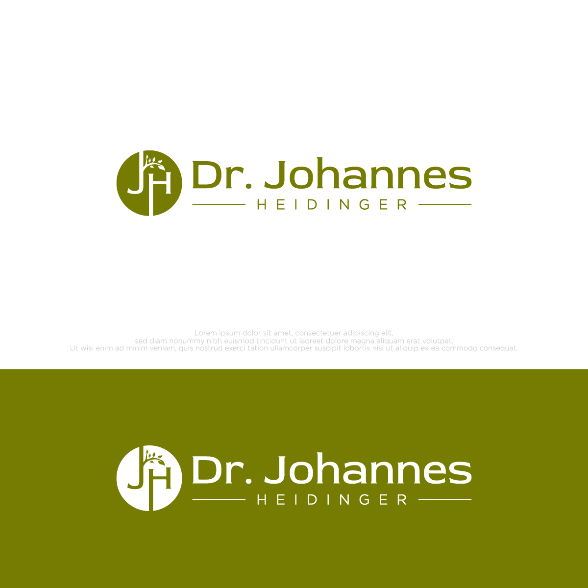Logo Design by Barish Design for Ordination Dr. Johannes Heidinger | Design #33825771