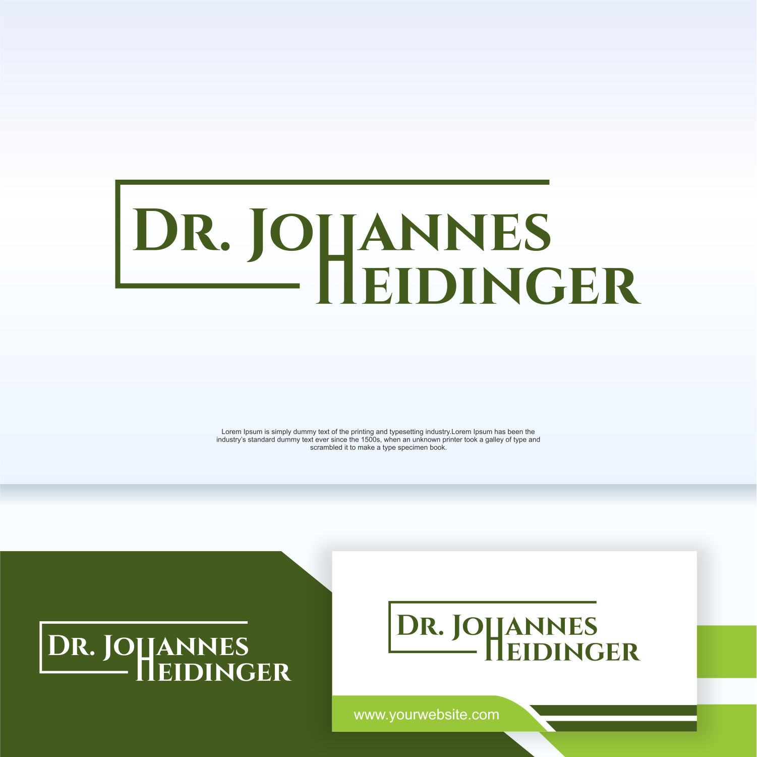 Logo Design by Apache Kretek for Ordination Dr. Johannes Heidinger | Design #33836051
