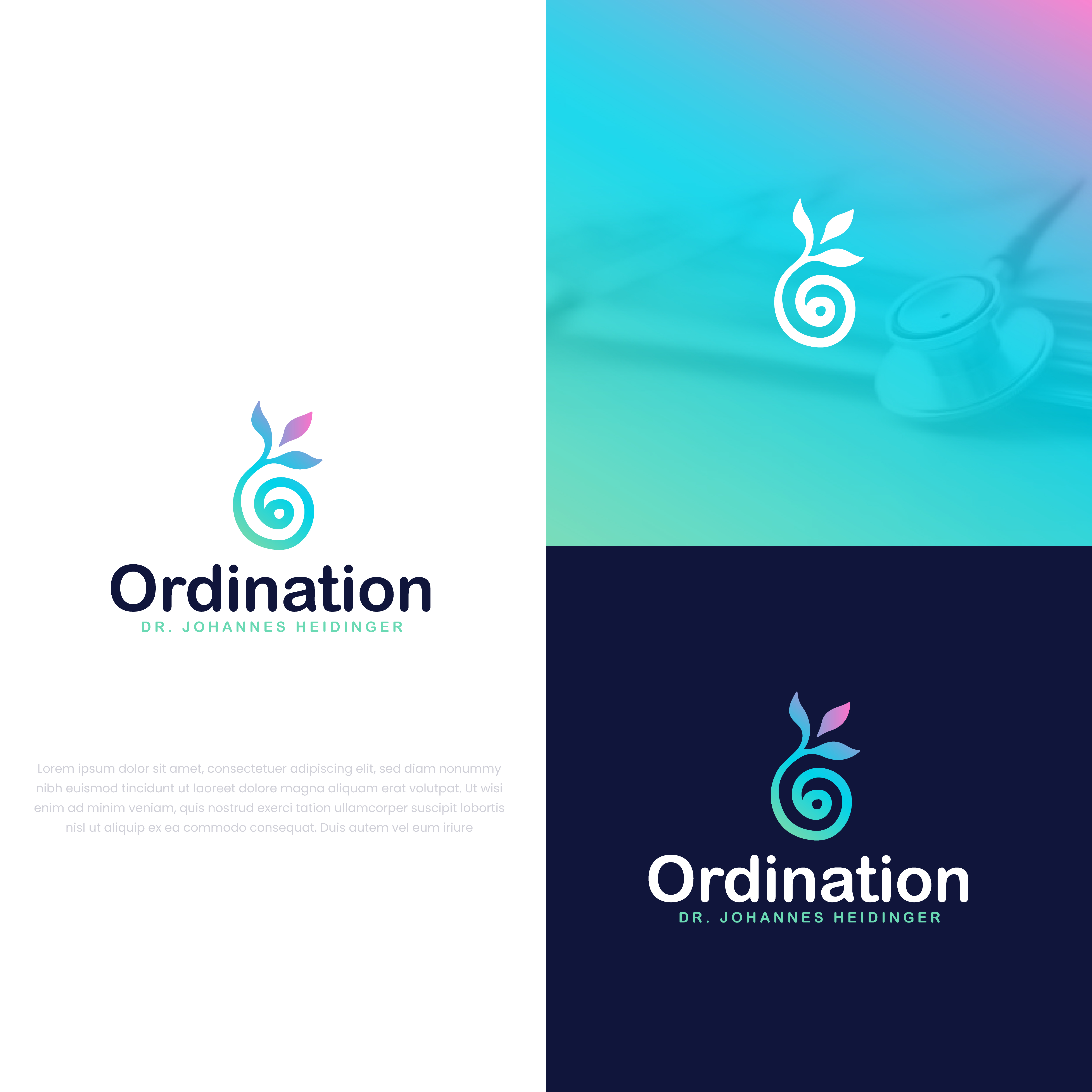 Logo-Design von Faria. für Ordination Dr. Johannes Heidinger | Design #33802862