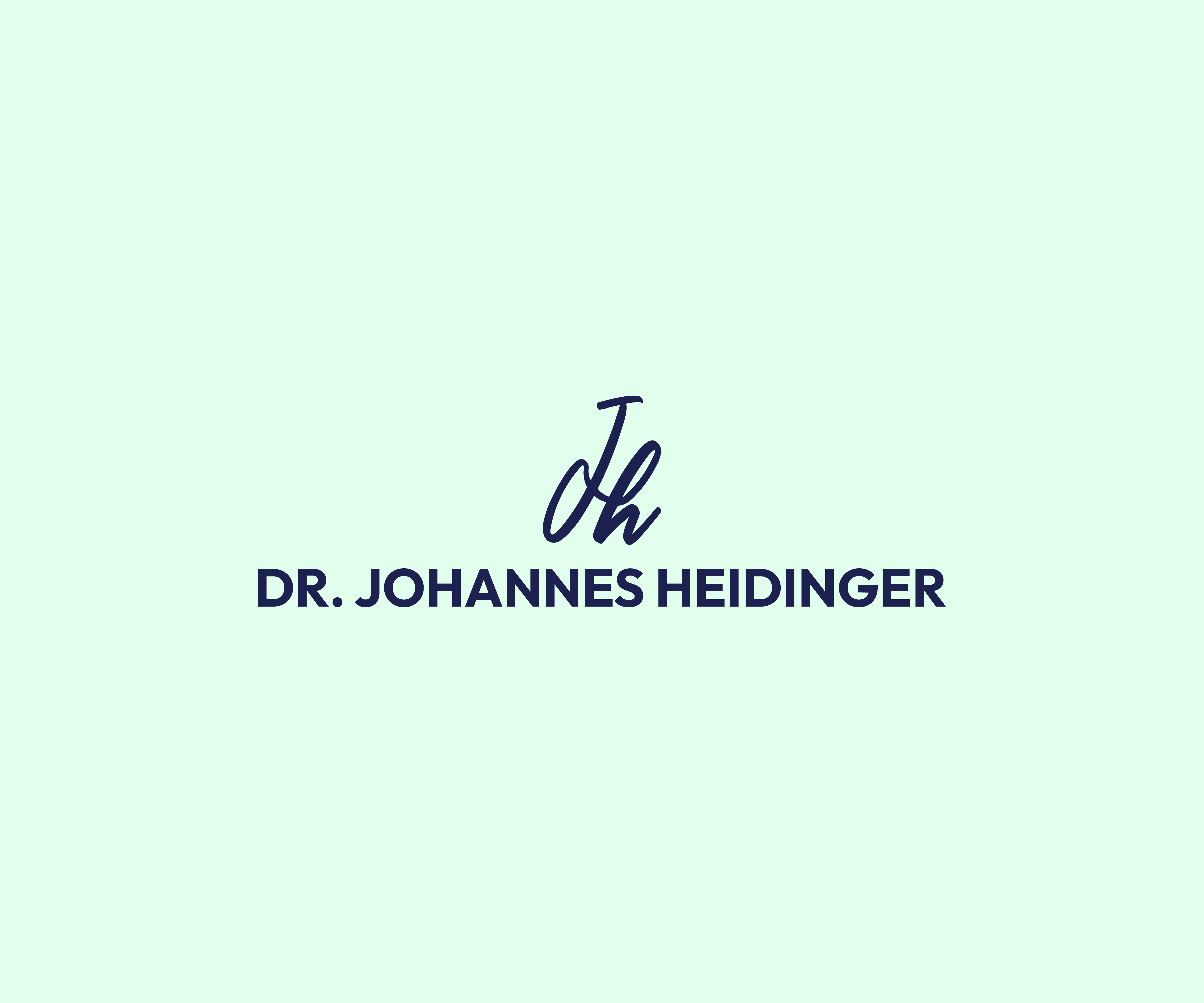 Logo-Design von Janvi Gorad für Ordination Dr. Johannes Heidinger | Design #33834158