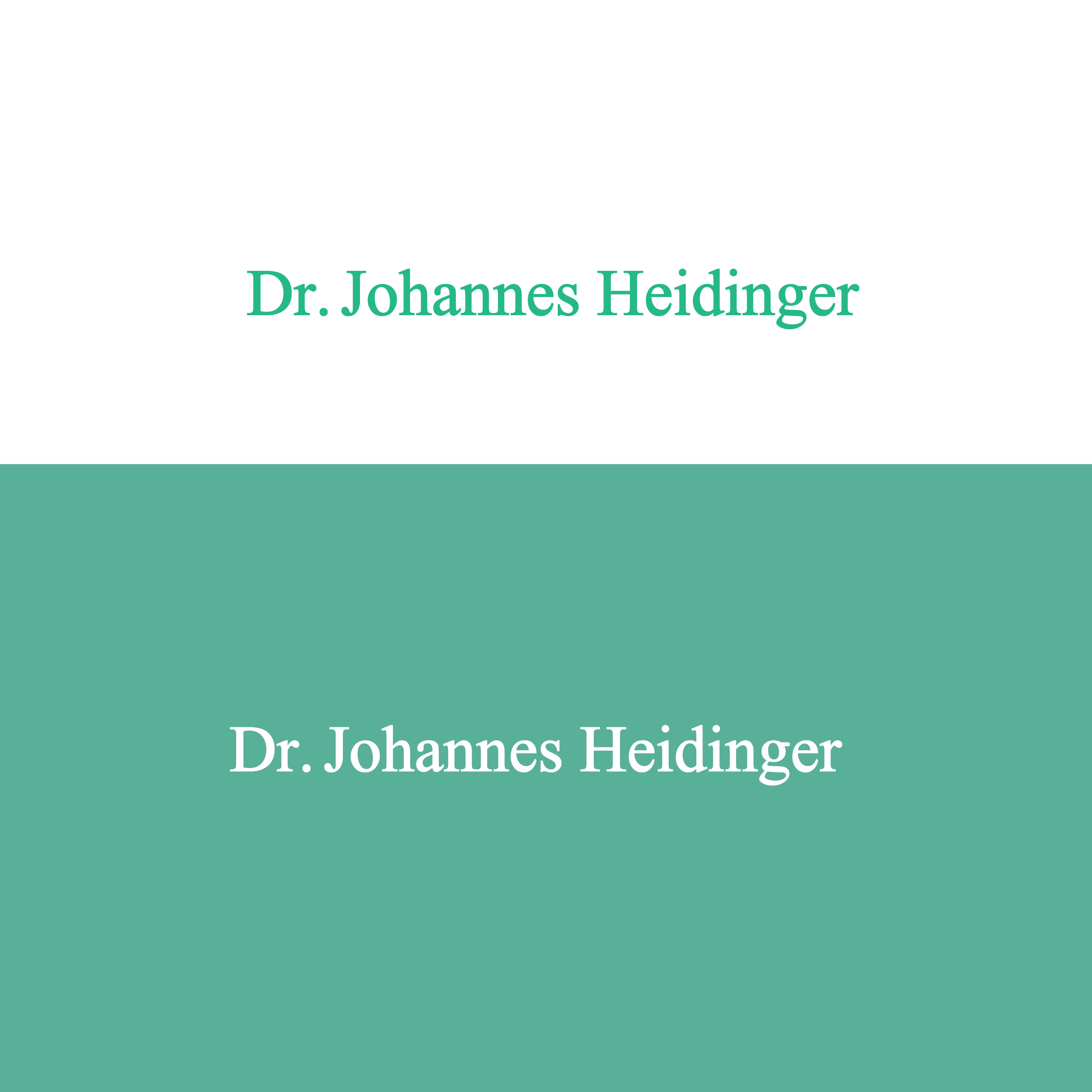Logo Design by bethmage janaka for Ordination Dr. Johannes Heidinger | Design #33876094
