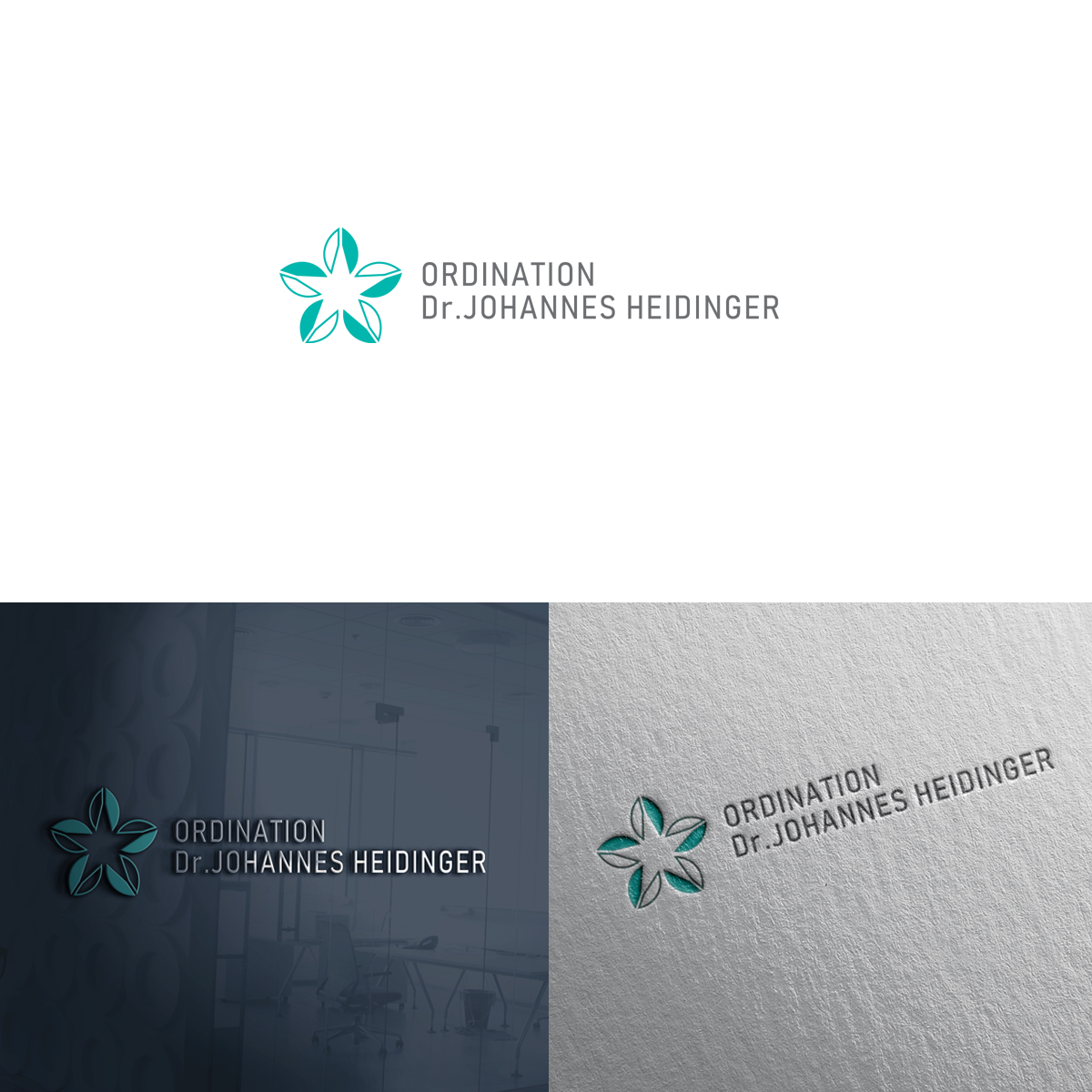 Logo-Design von bijuak für Ordination Dr. Johannes Heidinger | Design #33796274