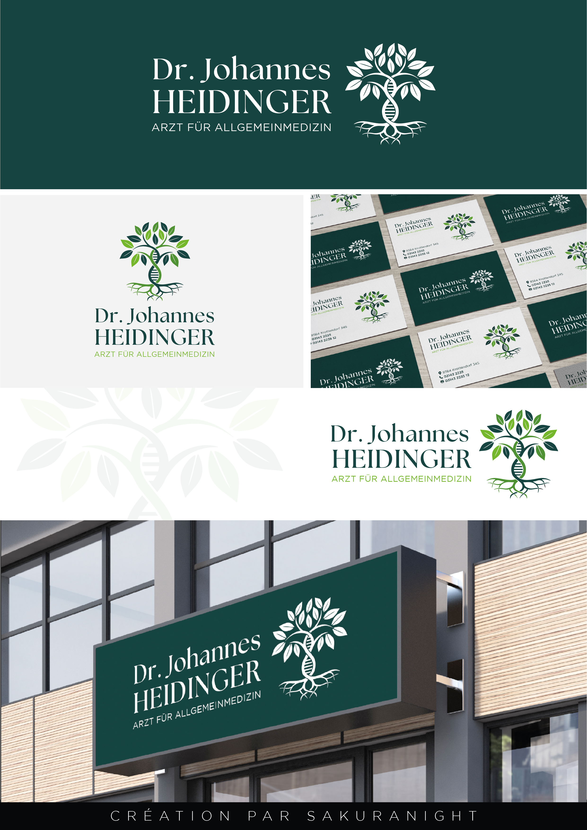 Logo Design by Sakuranight for Ordination Dr. Johannes Heidinger | Design #33846059
