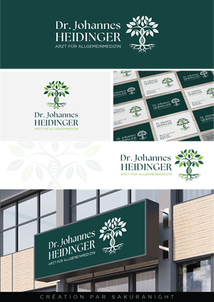 Logo-Design von Sakuranight für Ordination Dr. Johannes Heidinger | Design: #33846059