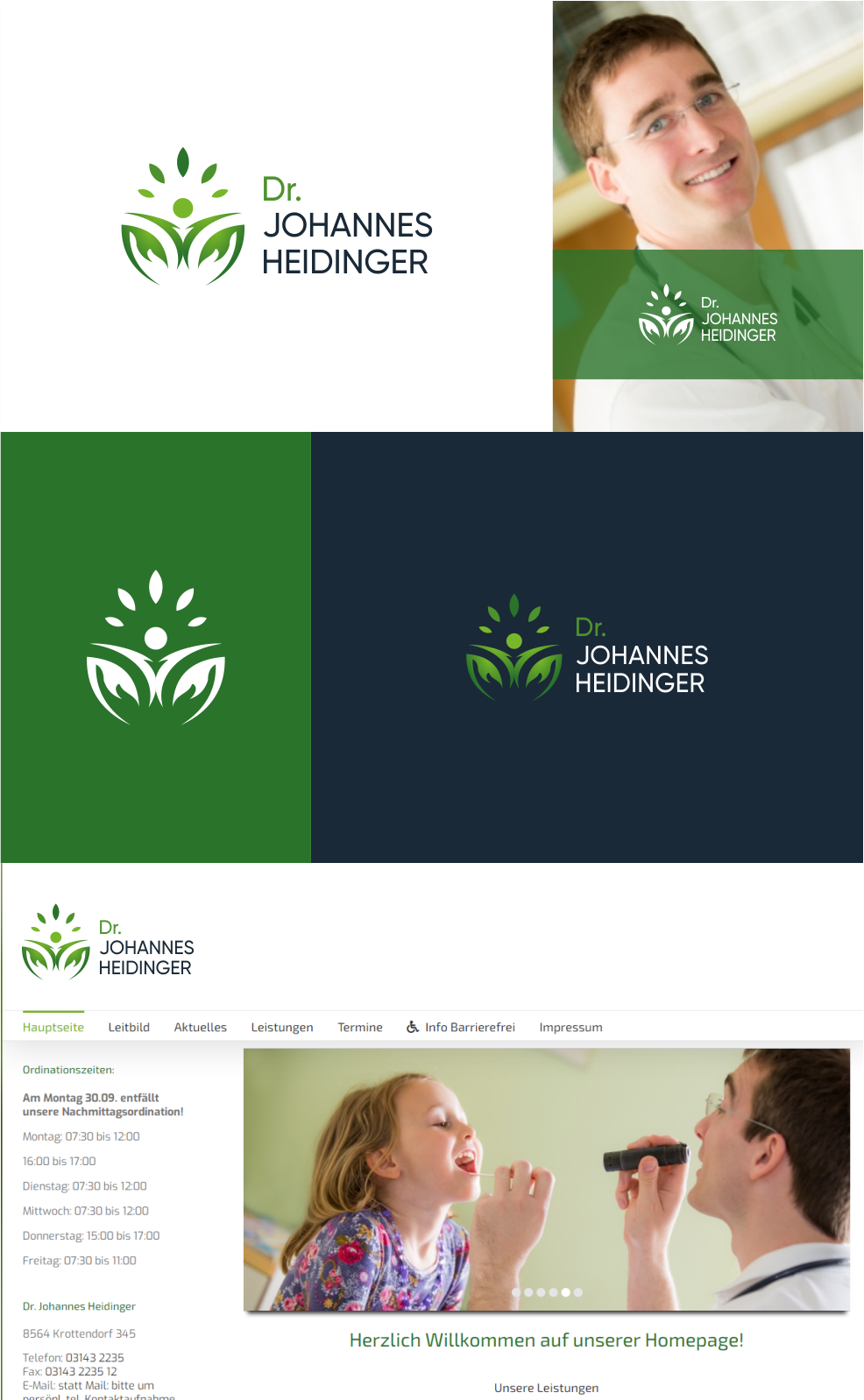 Logo Design by vintana for Ordination Dr. Johannes Heidinger | Design #33851099