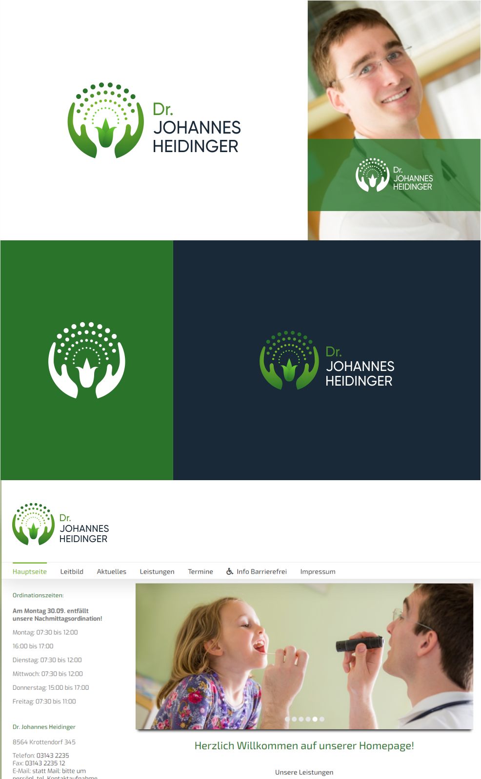 Logo Design by vintana for Ordination Dr. Johannes Heidinger | Design #33851125