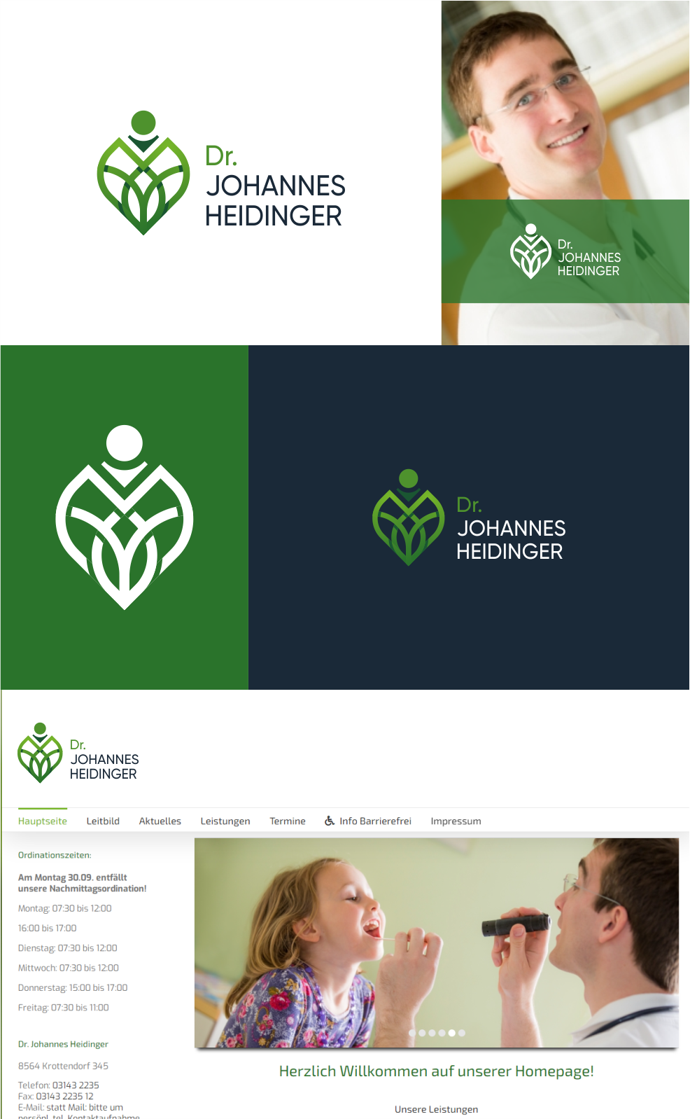 Logo Design by vintana for Ordination Dr. Johannes Heidinger | Design #33851147