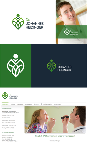 Logo Design by vintana for Ordination Dr. Johannes Heidinger | Design: #33851147