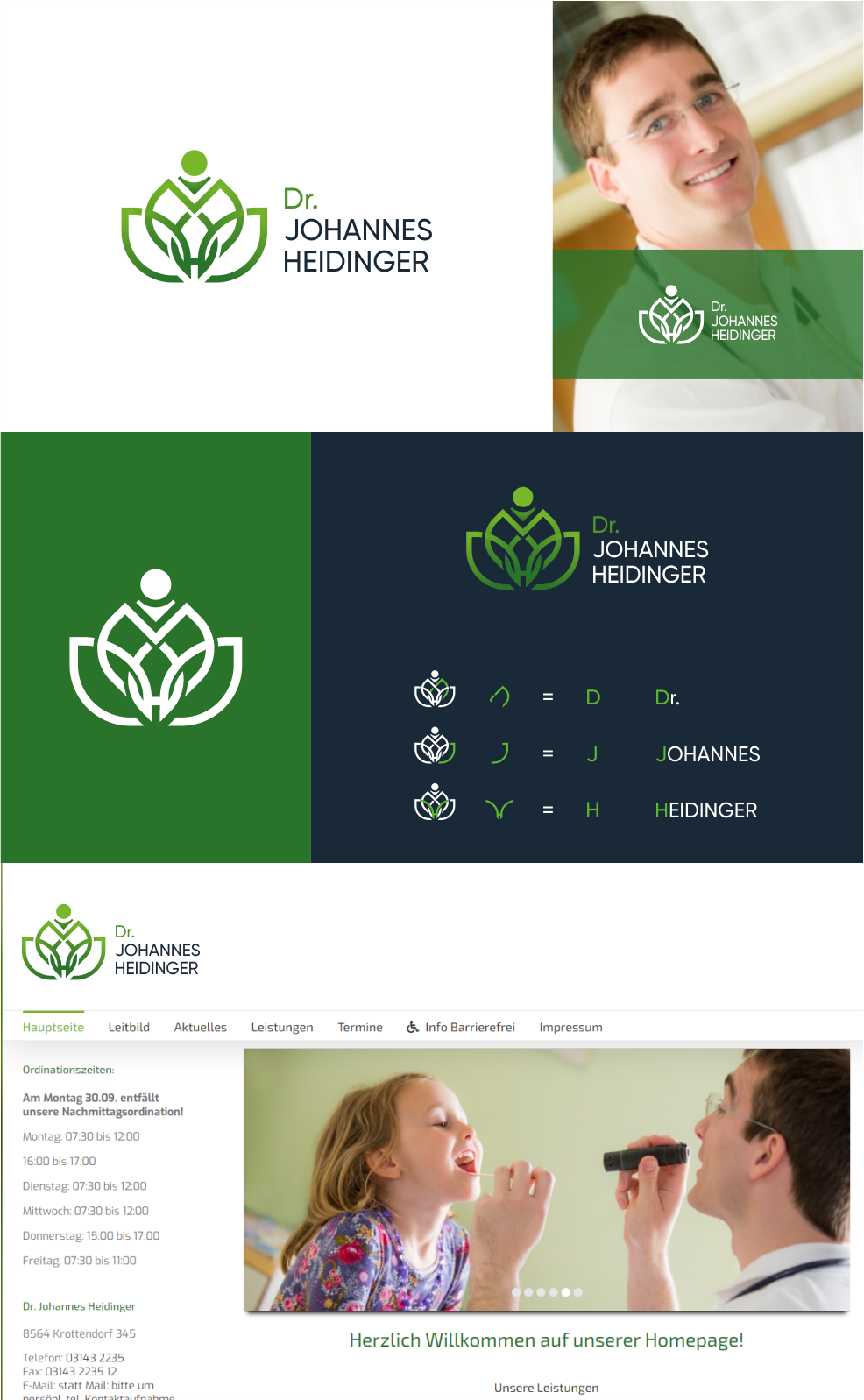 Logo Design by vintana for Ordination Dr. Johannes Heidinger | Design #33851158