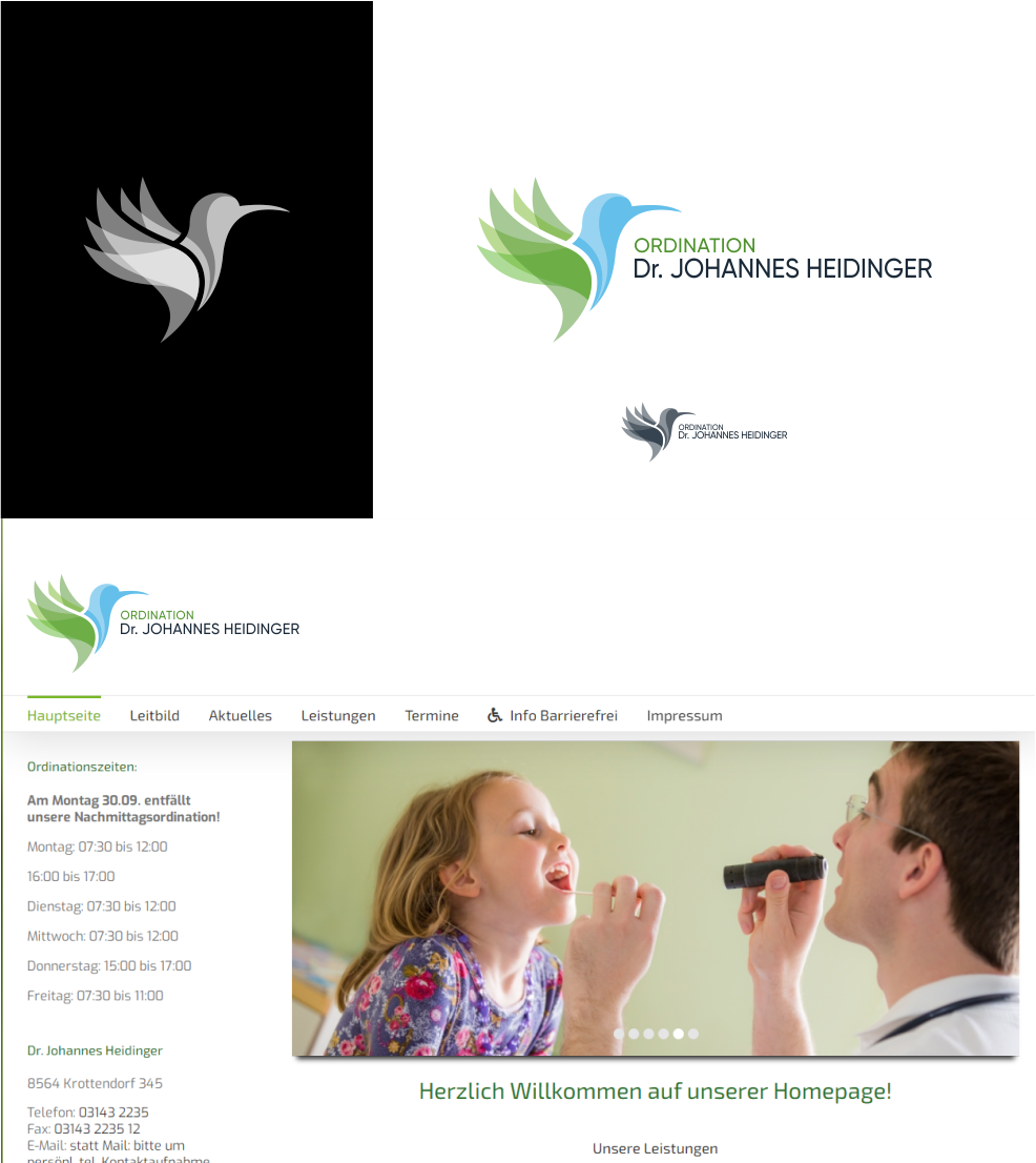 Logo Design by vintana for Ordination Dr. Johannes Heidinger | Design #33866035