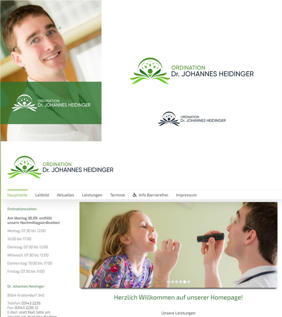 Logo Design by vintana for Ordination Dr. Johannes Heidinger | Design #33866092