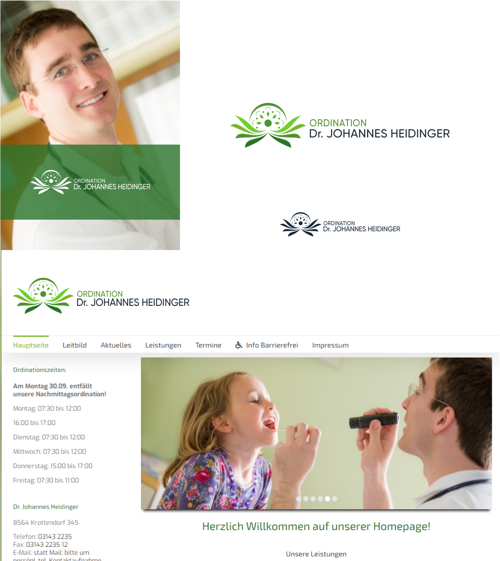 Logo Design by vintana for Ordination Dr. Johannes Heidinger | Design #33866105