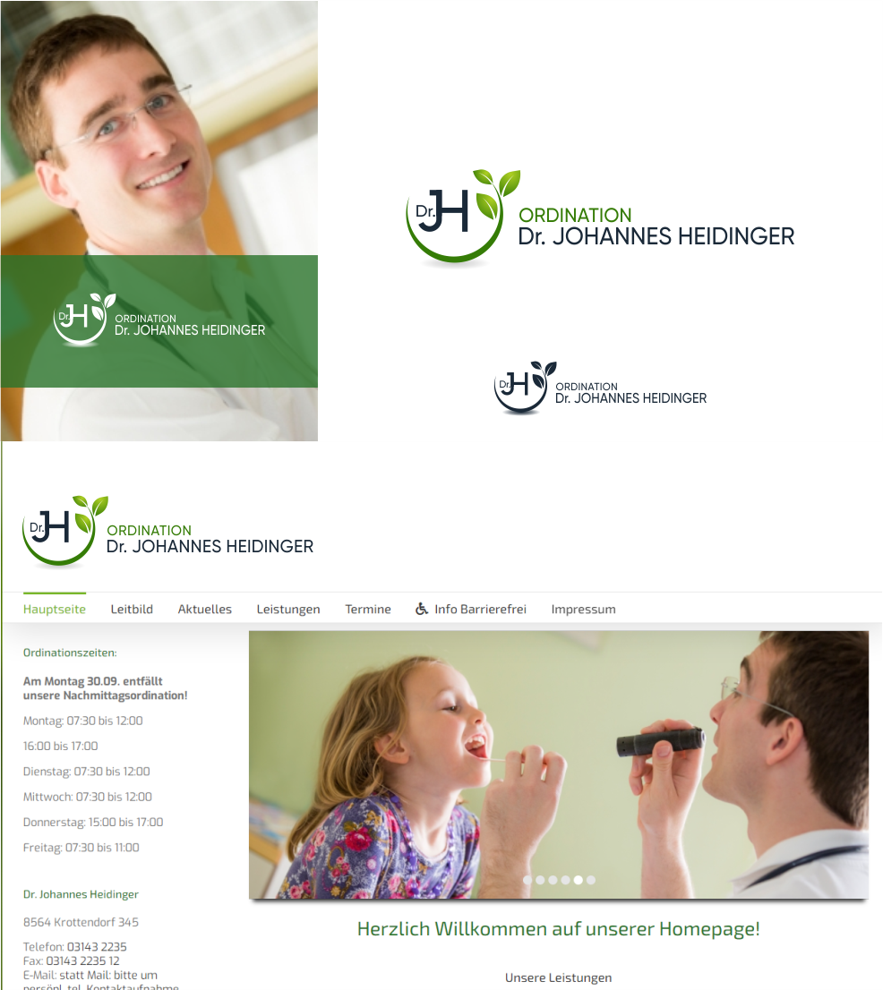 Logo Design by vintana for Ordination Dr. Johannes Heidinger | Design #33878642