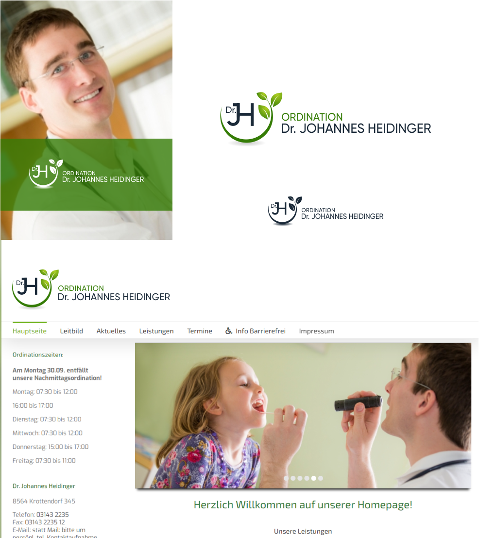 Logo Design by vintana for Ordination Dr. Johannes Heidinger | Design #33878657