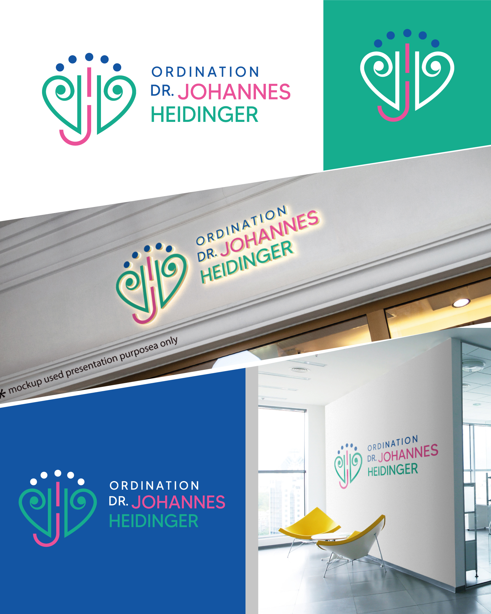 Logo Design by Rubia@ for Ordination Dr. Johannes Heidinger | Design #33795089