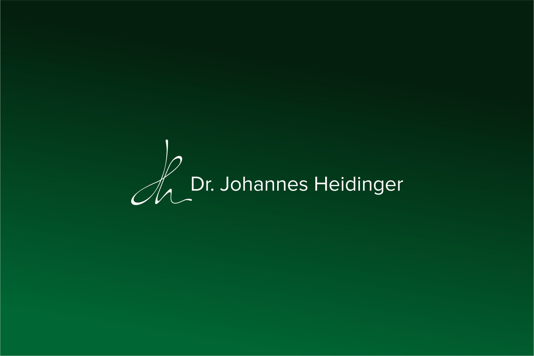 Logo-Design von BUNG für Ordination Dr. Johannes Heidinger | Design #33824004
