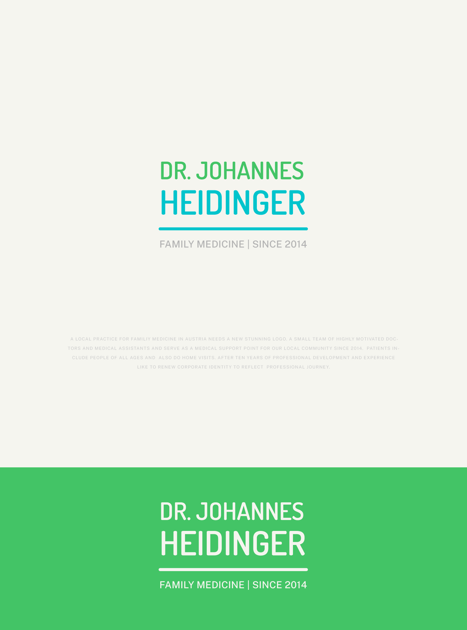 Logo Design by Krevo Studio for Ordination Dr. Johannes Heidinger | Design #33842194