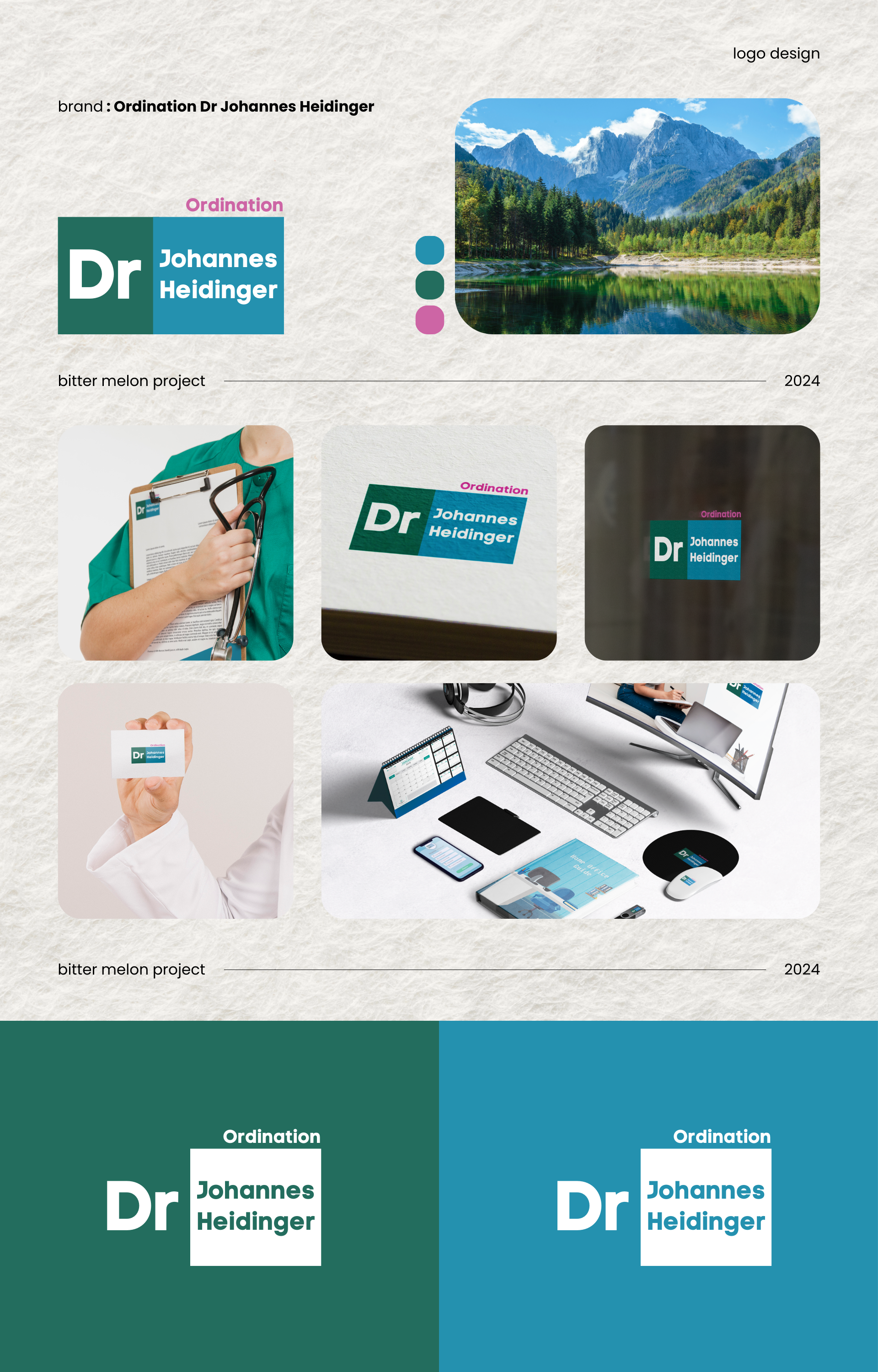Logo Design by BitterMelon Project for Ordination Dr. Johannes Heidinger | Design #33839314
