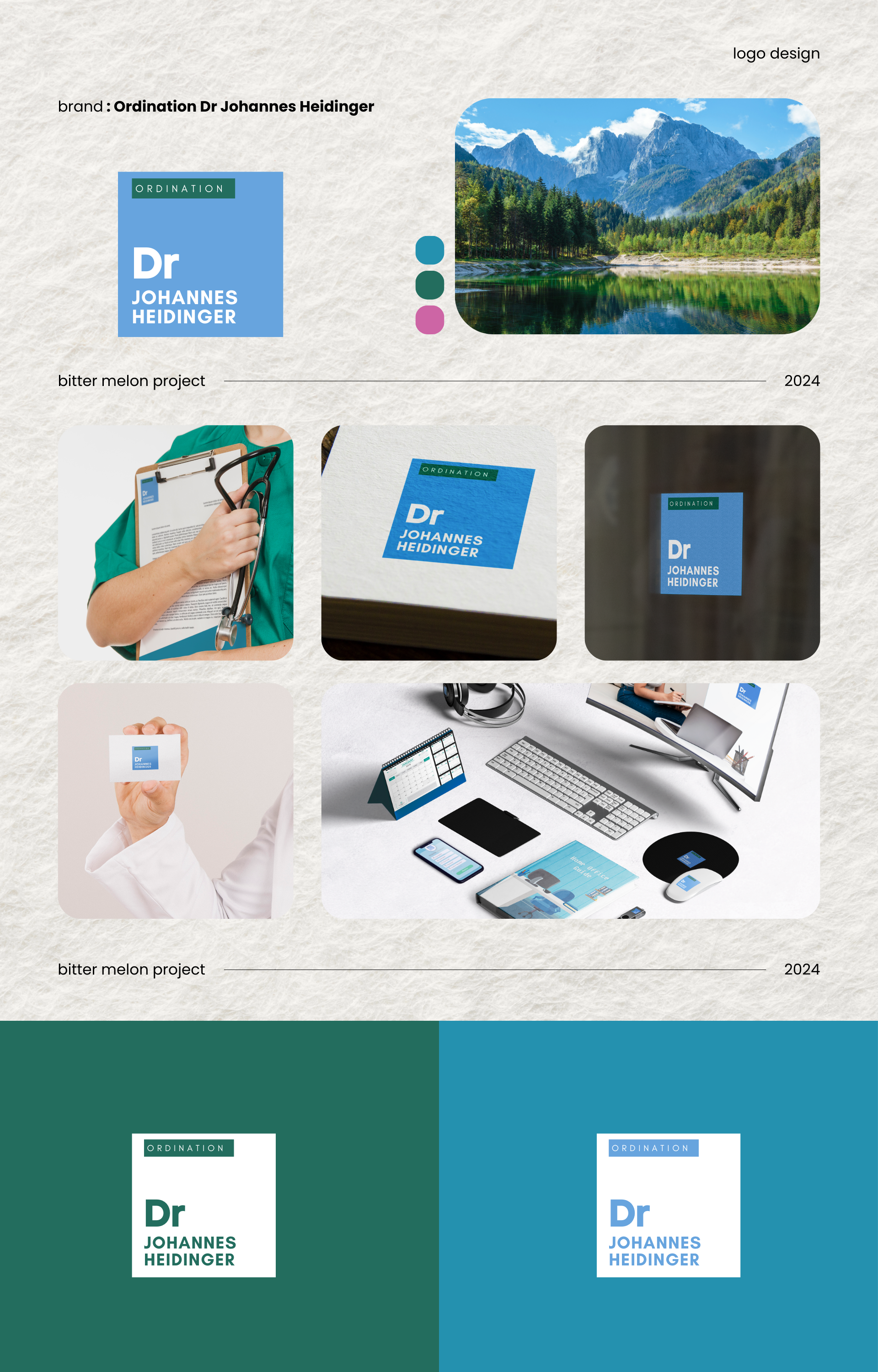 Logo Design by BitterMelon Project for Ordination Dr. Johannes Heidinger | Design #33839321