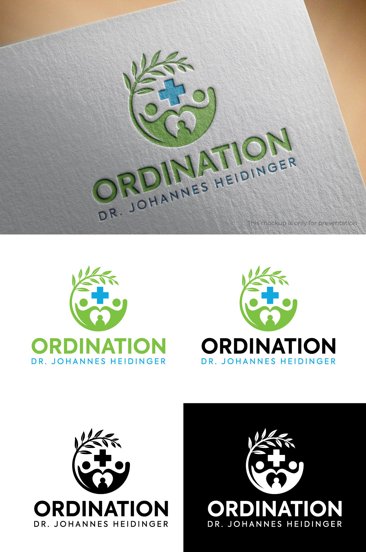 Logo Design by UN for Ordination Dr. Johannes Heidinger | Design #33764392