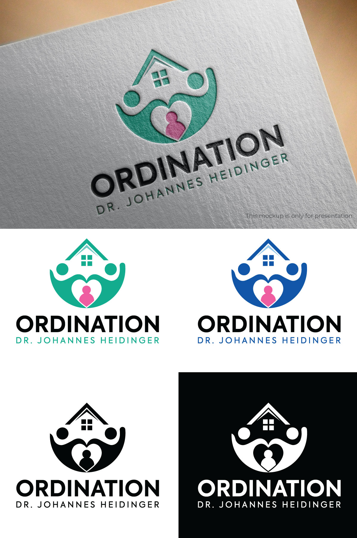 Logo-Design von UN für Ordination Dr. Johannes Heidinger | Design #33778375