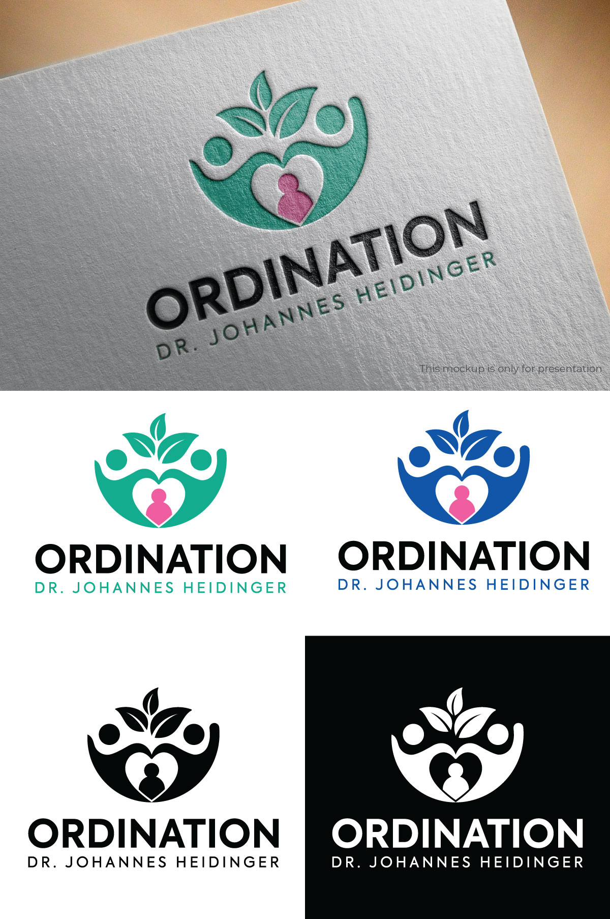 Logo-Design von UN für Ordination Dr. Johannes Heidinger | Design #33806892