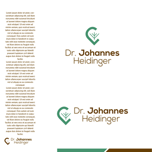 Logo Design by vidarshana 2 for Ordination Dr. Johannes Heidinger | Design: #33855680