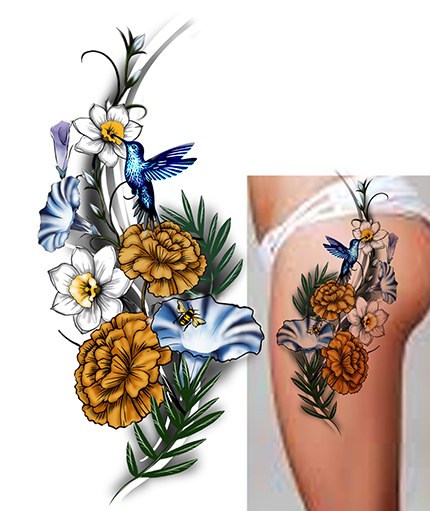 Tattoo Design by ioio for this project | Design #33771062