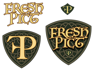 Fun yet Somewhat Traditional Logo for Celtic Band "Fresh Pict" to use on merchandise, album cover